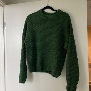 Target Universal Thread green sweater